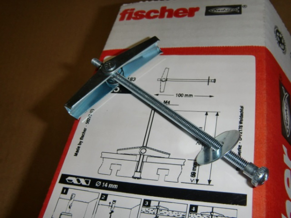 KD 4 Klappdübel / Kippdübel M4 x 100mm